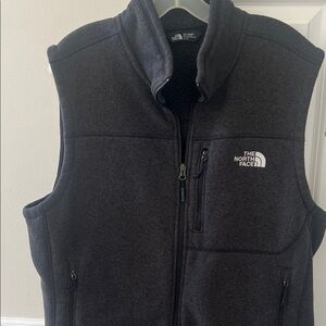 The North Face grey Men’s Fleece Vest